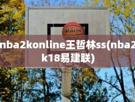 nba2konline王哲林ss(nba2k18易建联)