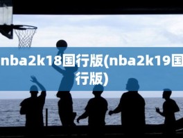 nba2k18国行版(nba2k19国行版)