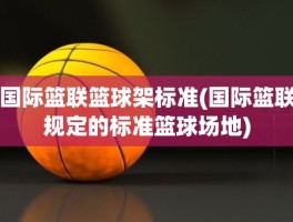 国际篮联篮球架标准(国际篮联规定的标准篮球场地)