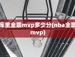 库里全票mvp多少分(nba全票mvp)