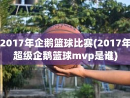 2017年企鹅篮球比赛(2017年超级企鹅篮球mvp是谁)