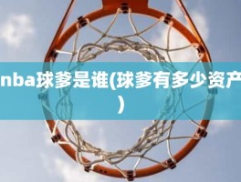 nba球爹是谁(球爹有多少资产)