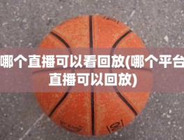 哪个直播可以看回放(哪个平台直播可以回放)