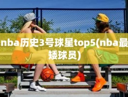 nba历史3号球星top5(nba最矮球员)