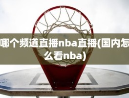 哪个频道直播nba直播(国内怎么看nba)