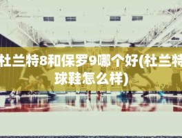 杜兰特8和保罗9哪个好(杜兰特球鞋怎么样)