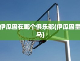 伊瓜因在哪个俱乐部(伊瓜因皇马)