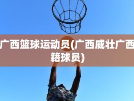 广西篮球运动员(广西威壮广西籍球员)