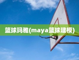 篮球玛雅(maya篮球建模)