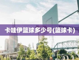 卡哇伊篮球多少号(篮球卡)