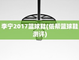 李宁2017篮球鞋(低帮篮球鞋测评)