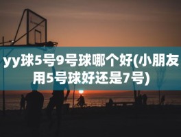 yy球5号9号球哪个好(小朋友用5号球好还是7号)