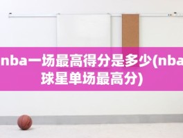 nba一场最高得分是多少(nba球星单场最高分)