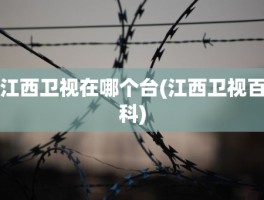 江西卫视在哪个台(江西卫视百科)