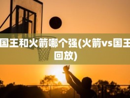 国王和火箭哪个强(火箭vs国王回放)