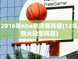 2016年nba总决赛阵容(12年热火冠军阵容)