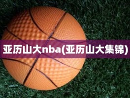 亚历山大nba(亚历山大集锦)