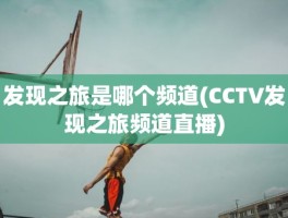 发现之旅是哪个频道(CCTV发现之旅频道直播)