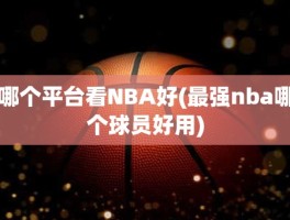 哪个平台看NBA好(最强nba哪个球员好用)