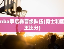 nba季后赛晋级队伍(勇士和国王比分)