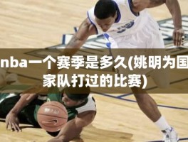 nba一个赛季是多久(姚明为国家队打过的比赛)