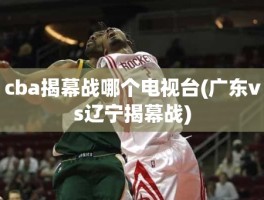 cba揭幕战哪个电视台(广东vs辽宁揭幕战)