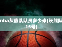 nba灰熊队队员多少米(灰熊队15号)