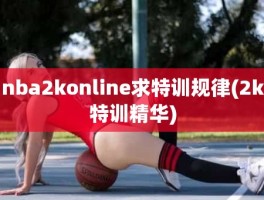 nba2konline求特训规律(2k特训精华)