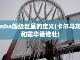 nba超级巨星的定义(卡尔马龙和霍华德谁壮)