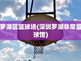 罗湖区篮球场(深圳罗湖非常篮球馆)