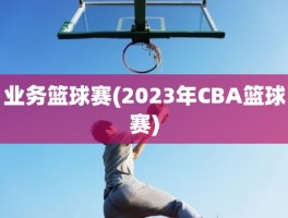 业务篮球赛(2023年CBA篮球赛)