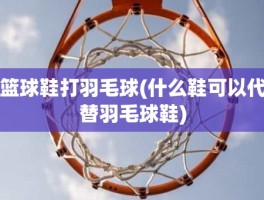 篮球鞋打羽毛球(什么鞋可以代替羽毛球鞋)