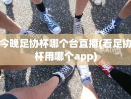 今晚足协杯哪个台直播(看足协杯用哪个app)