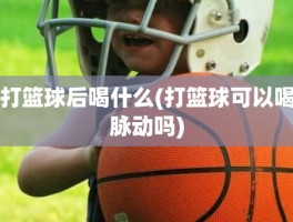 打篮球后喝什么(打篮球可以喝脉动吗)