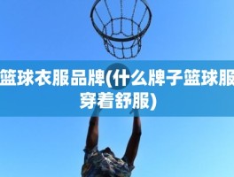 篮球衣服品牌(什么牌子篮球服穿着舒服)
