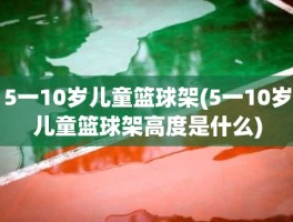 5一10岁儿童篮球架(5一10岁儿童篮球架高度是什么)