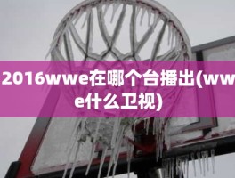 2016wwe在哪个台播出(wwe什么卫视)