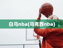 白马nba(马克西nba)