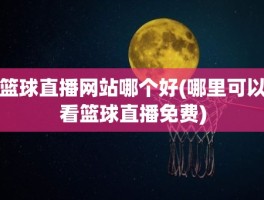 篮球直播网站哪个好(哪里可以看篮球直播免费)