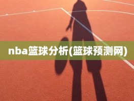 nba篮球分析(篮球预测网)