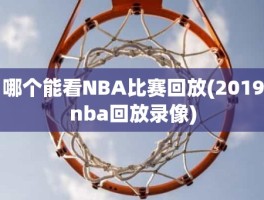 哪个能看NBA比赛回放(2019nba回放录像)