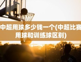 中超用球多少钱一个(中超比赛用球和训练球区别)