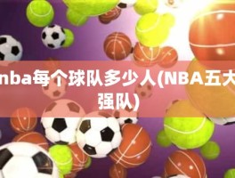 nba每个球队多少人(NBA五大强队)