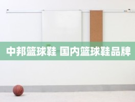 中邦篮球鞋 国内篮球鞋品牌