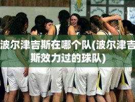 波尔津吉斯在哪个队(波尔津吉斯效力过的球队)