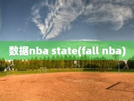 数据nba state(fall nba)