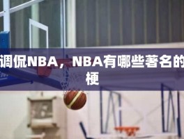 调侃NBA，NBA有哪些著名的梗