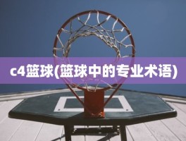 c4篮球(篮球中的专业术语)