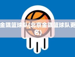 金隅篮球队(北京金隅篮球队更名)