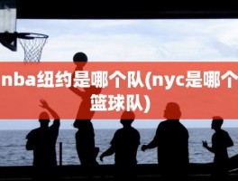 nba纽约是哪个队(nyc是哪个篮球队)